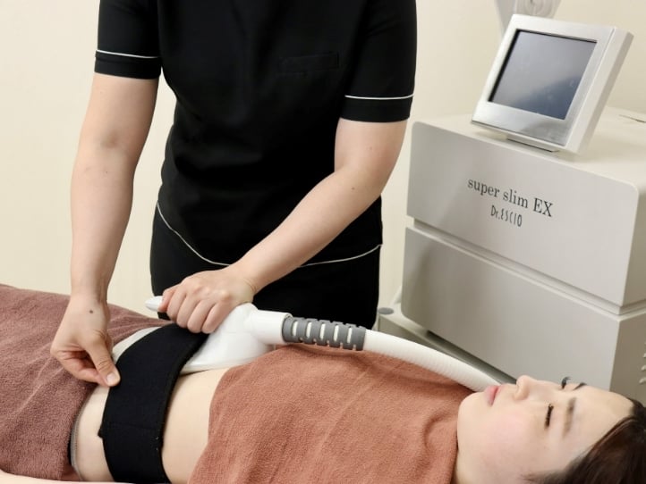 施術直後から引き締め効果