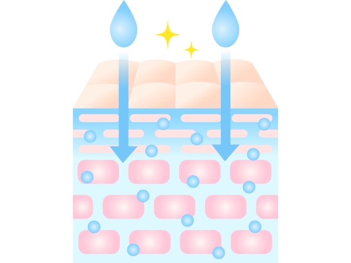 たっぷりの潤いを与えみずみずしく透明感のある素肌へ